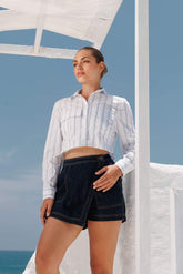 Effortless Edge Crop Top